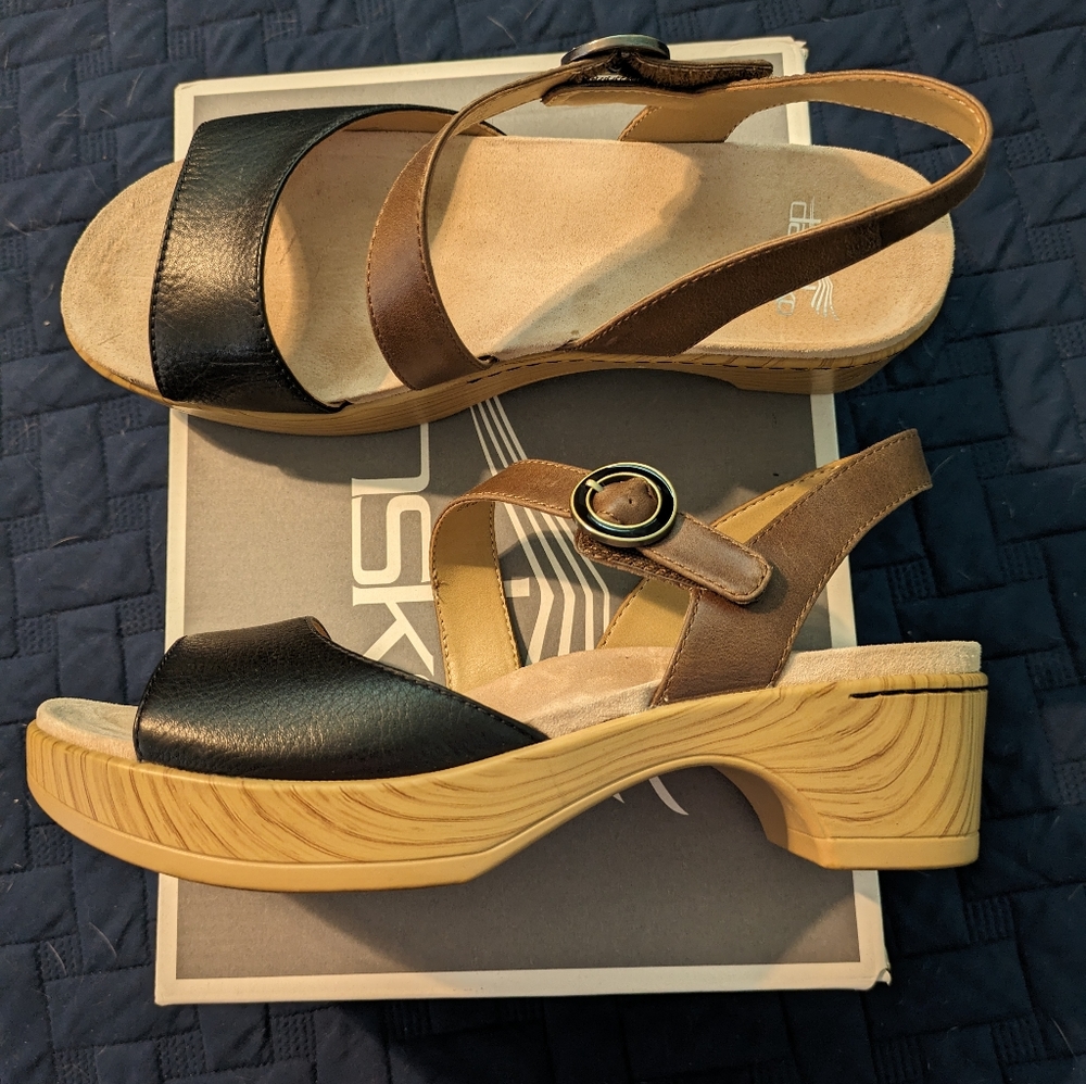 Dansko Marjory Tumbled Nappa Black size 40